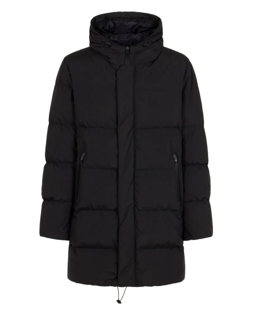 Herno Gefütterte Jacke Mit Reißverschluss in Black für Herren