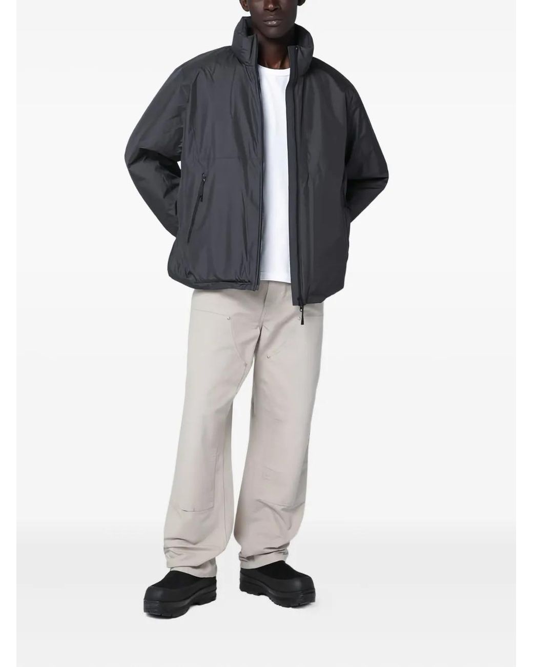 Goldwin Gray Zip-Fastening Jacket for men