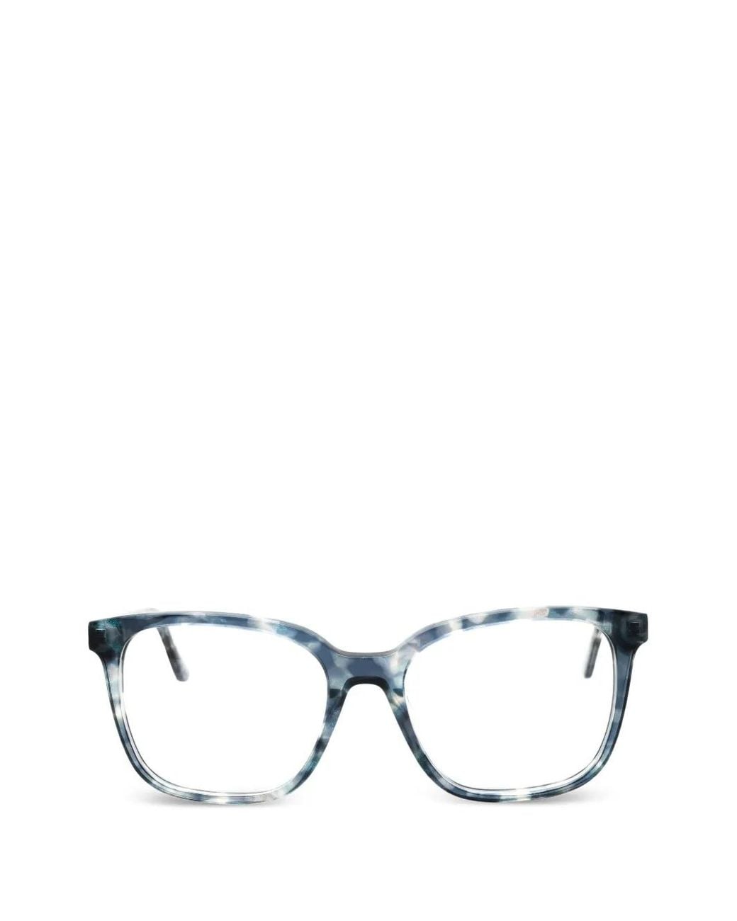 Bebe Blue Rectangle-Frame Glasses