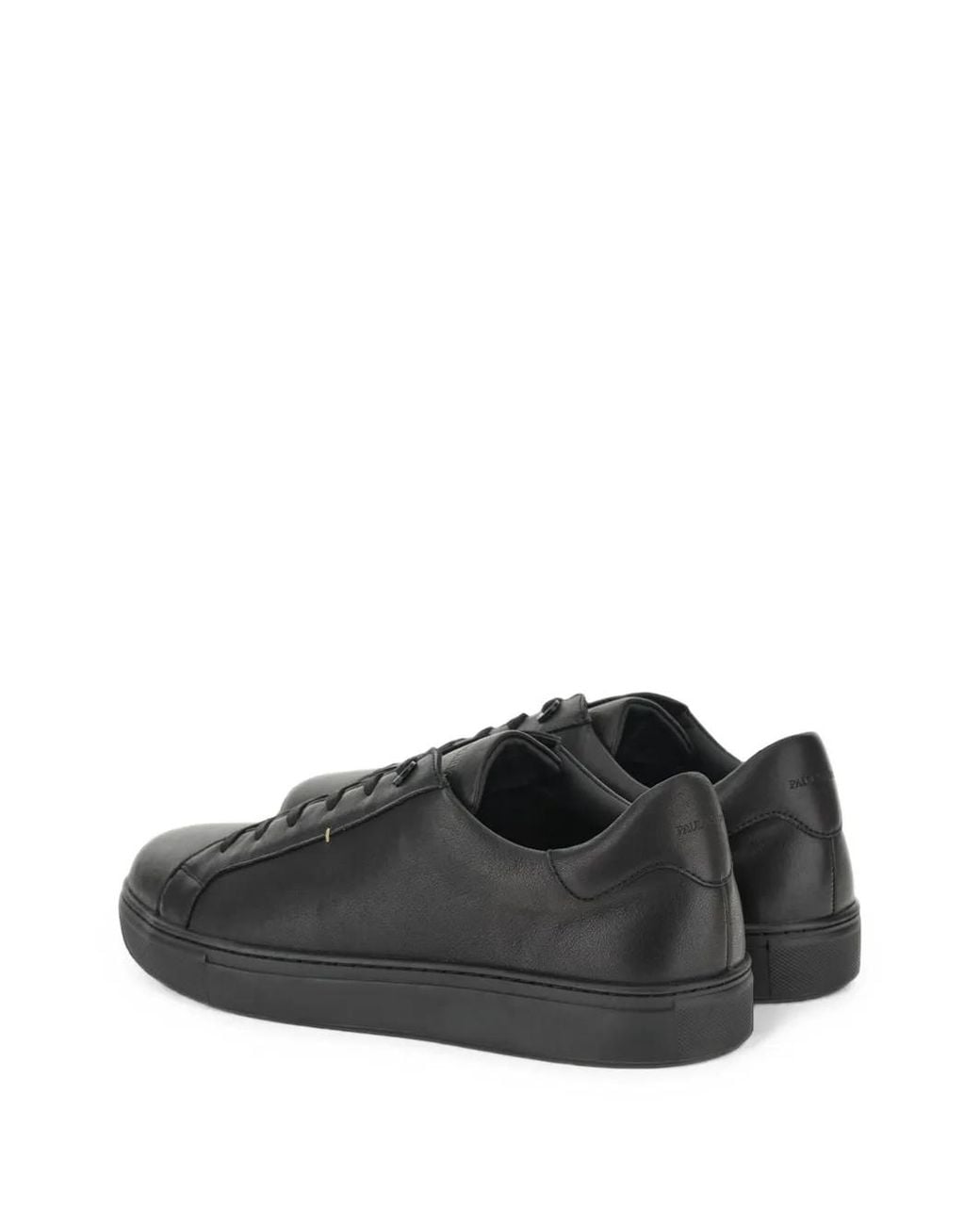 Paul & Shark Black Leather Sneakers for men