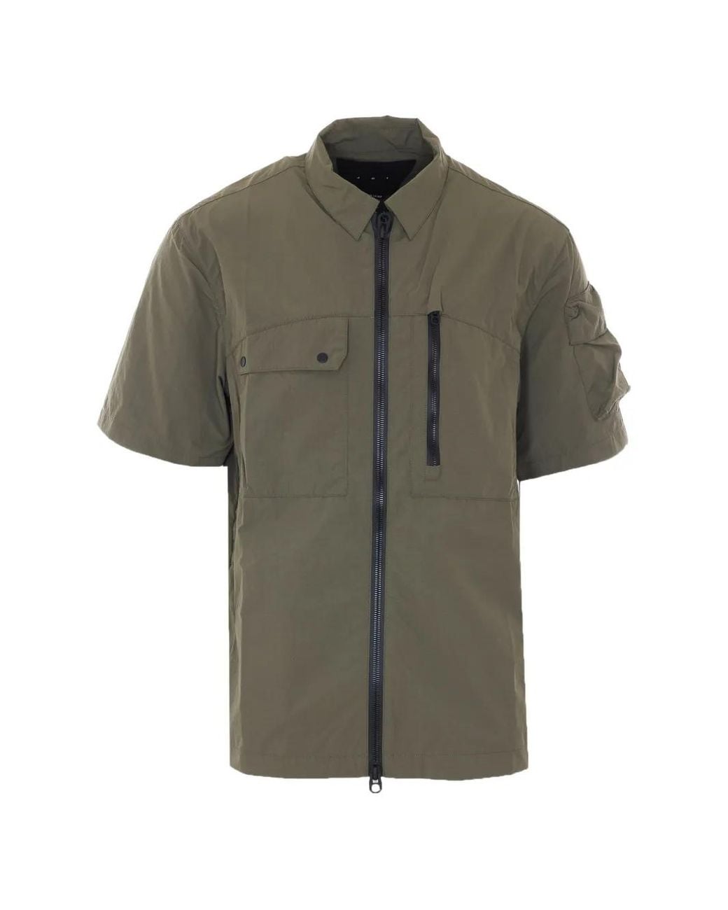 Chaqueta Con Bolsillos Con Cremallera JG1 de hombre de color Green