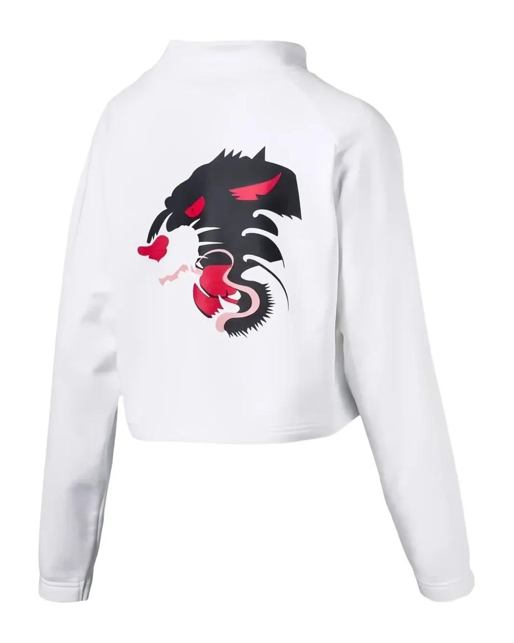PUMA White Cat-Graphic Sweatshirt