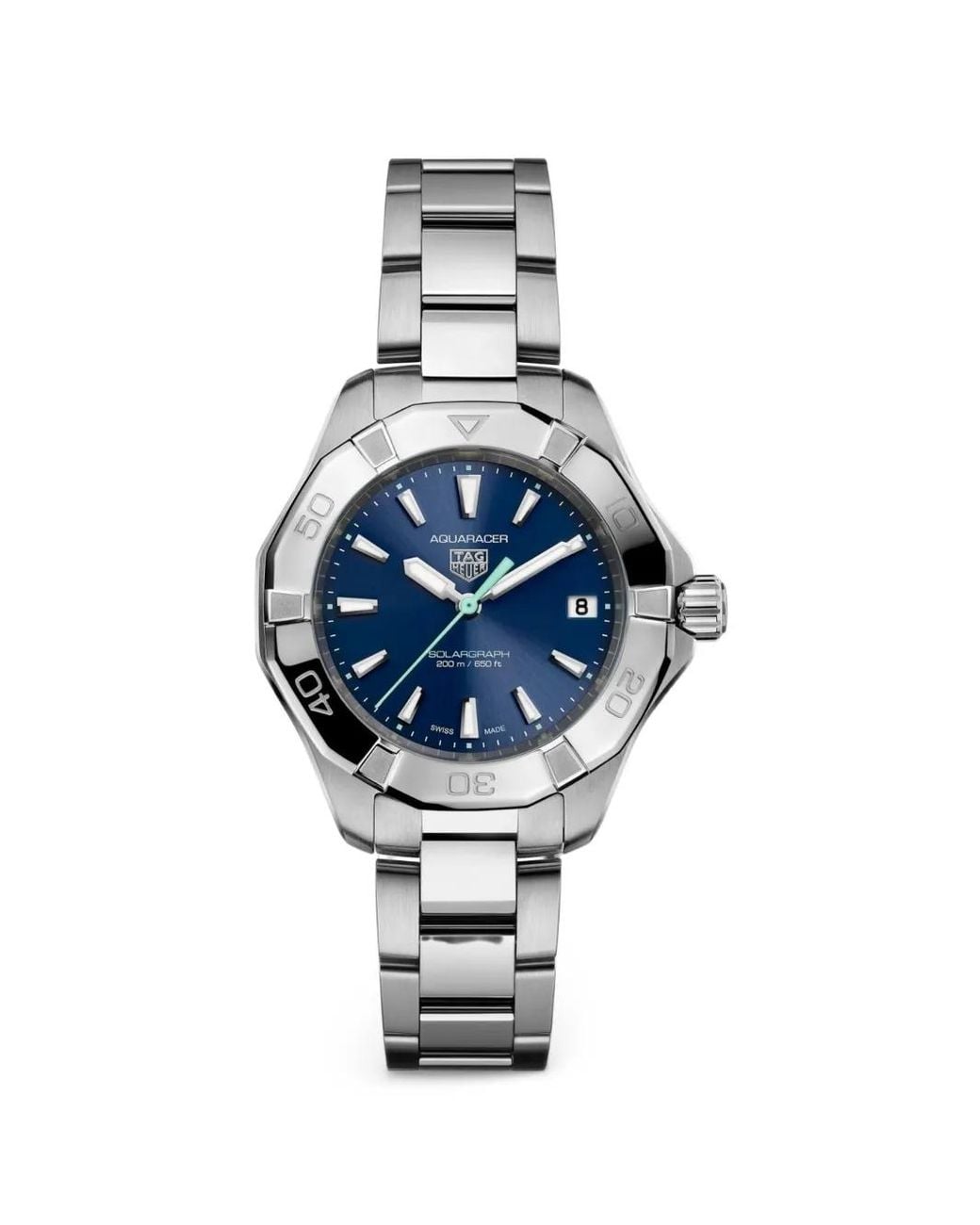 Tag Heuer Blue Aquaracer Solargraph 34Mm Watch