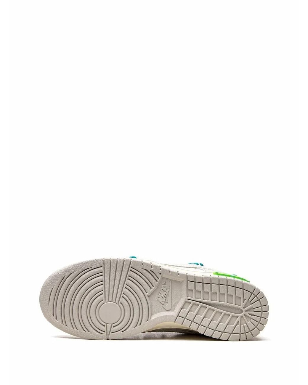 NIKE X OFF-WHITE Blue X Off- Dunk Low "Lot 36" Sneakers