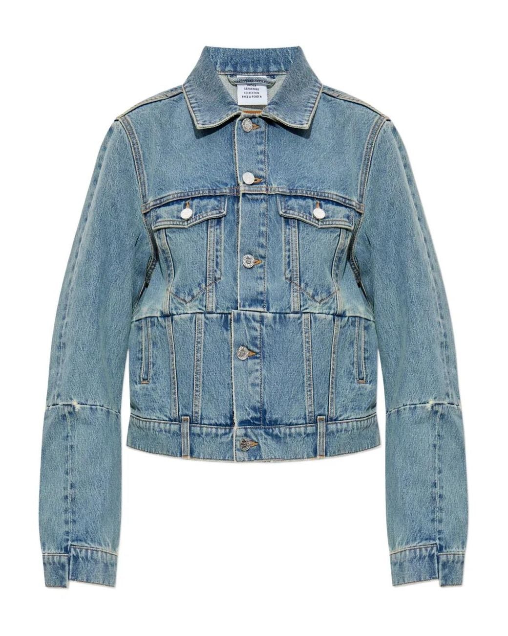 Vetements Blue Panelled Denim Jacket