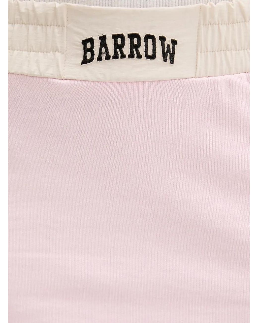 Jupe Droite À Patch Logo Barrow en coloris Pink