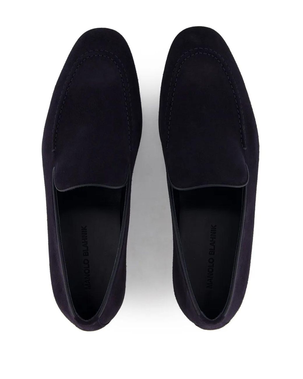 Manolo Blahnik Blue Loafers for men