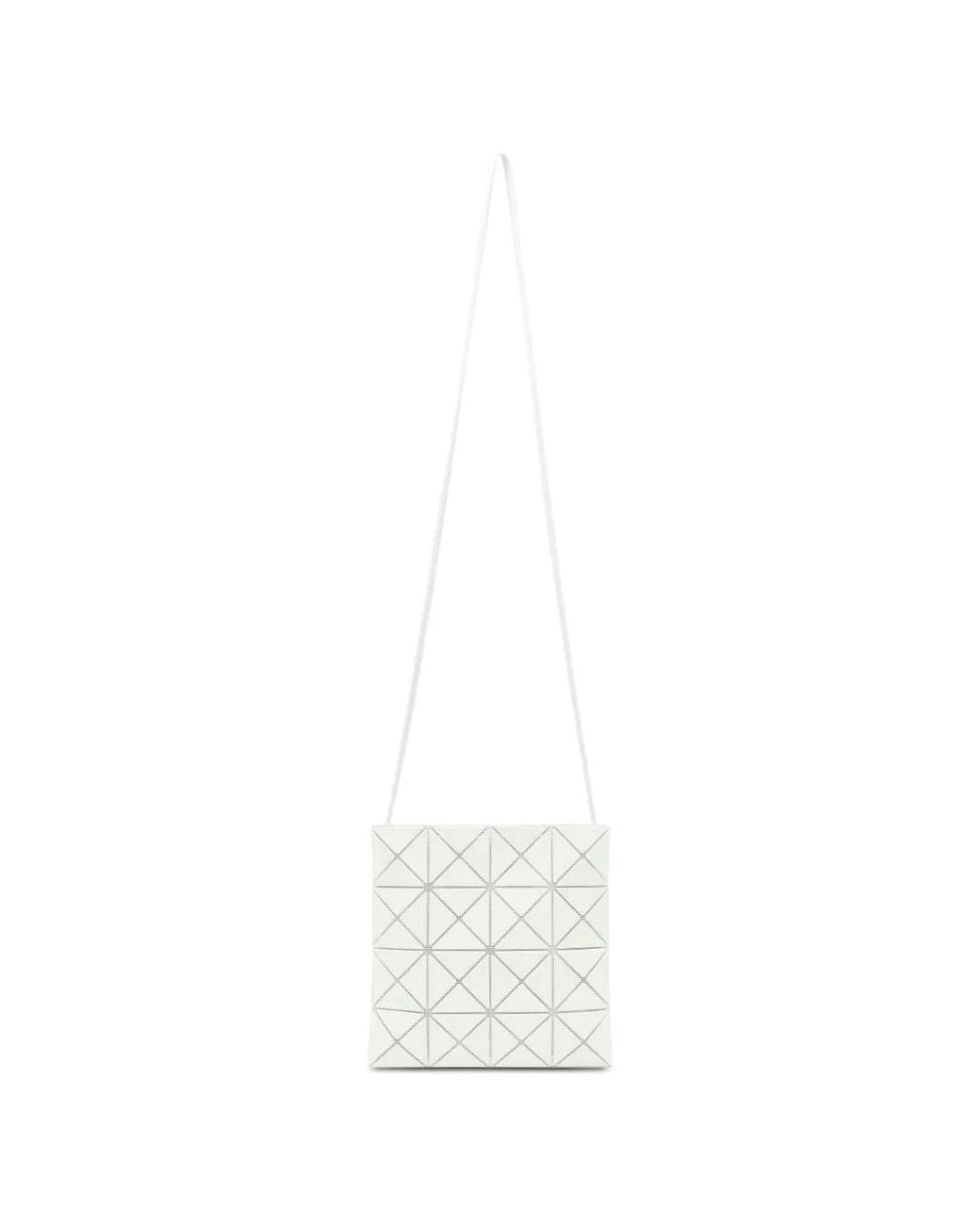 Borsa A Tracolla Lucent di Issey Miyake in White