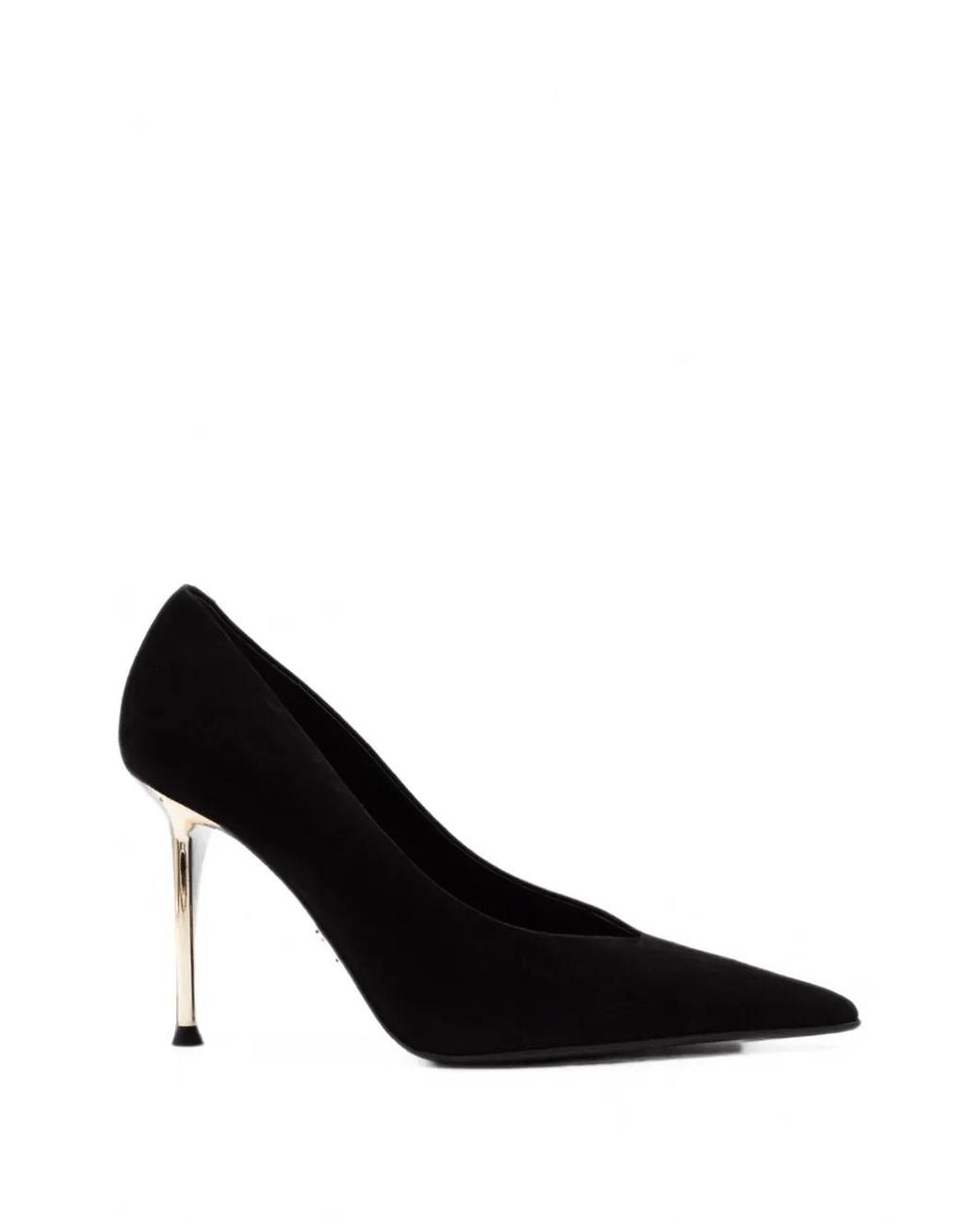 Sergio Levantesi Black Pole Tapered-Toe Pumps