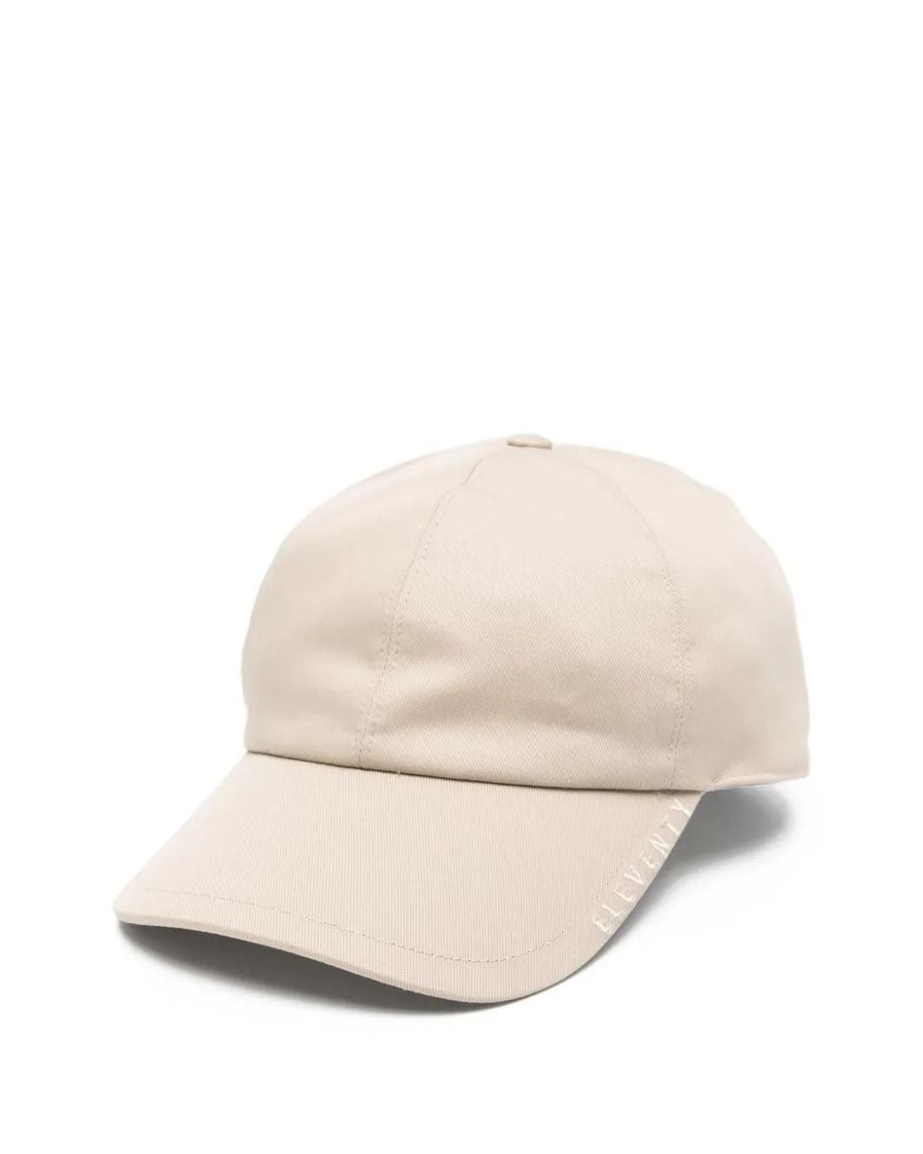 Eleventy Natural Logo Hat for men