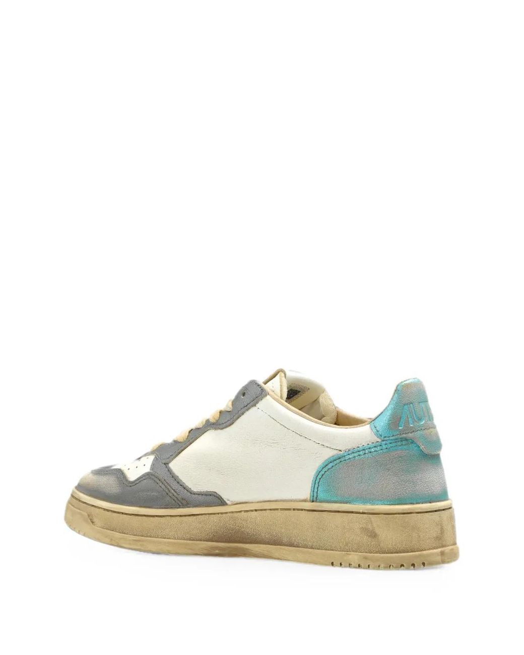 Autry White Medalist Low Super Vintage Sneakers