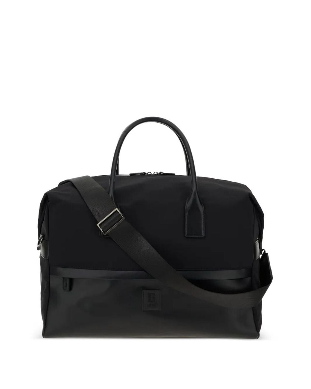 Boggi Black Technical Fabric Travel Bag for men