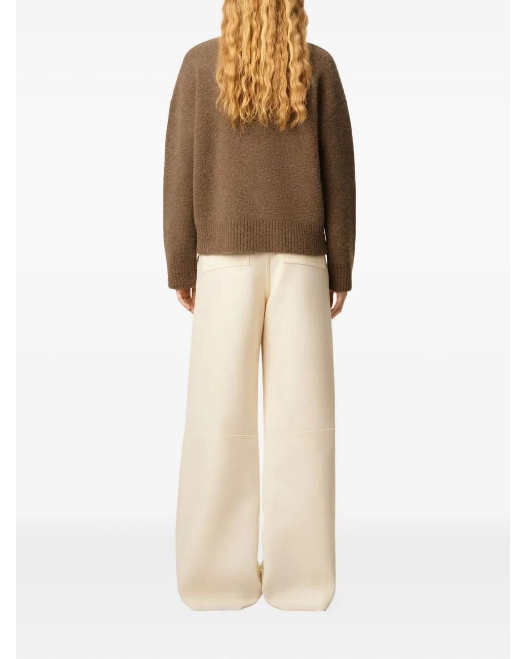 AMI Brown Ami De Coeur Cardigan