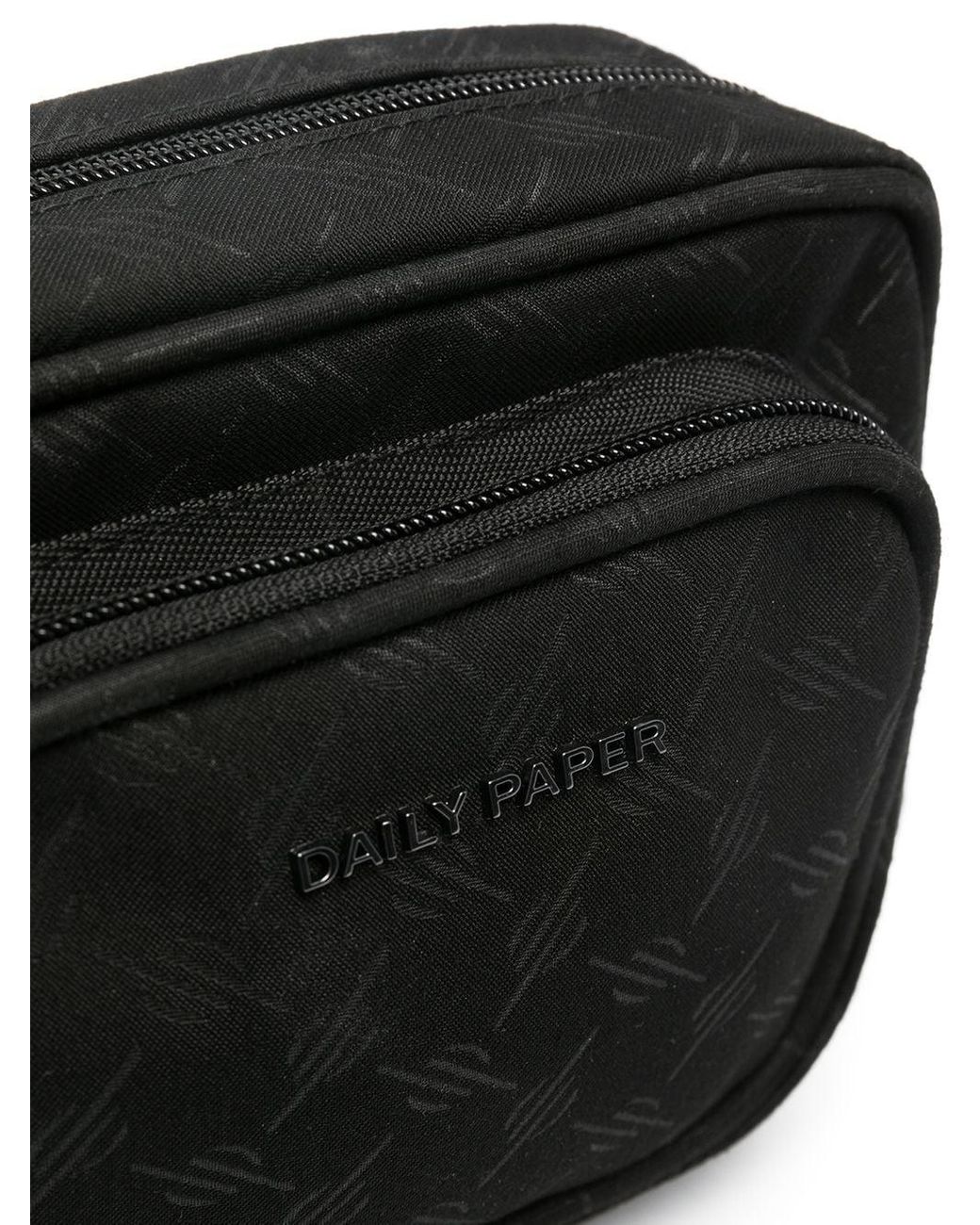 Daily Paper Black Monogram Homea Bag, Sacs Unisex