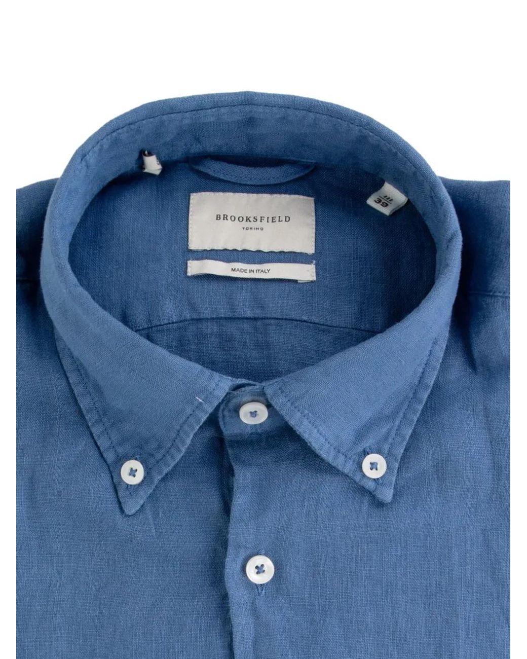 Brooksfield Blue Button Shirt for men