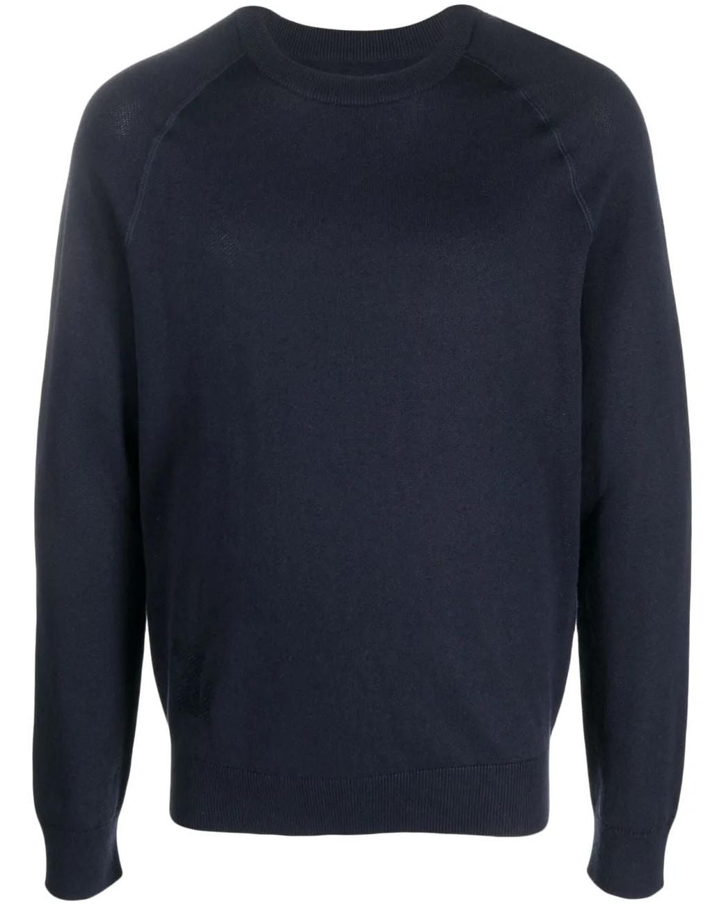 Zadig & Voltaire Blue Thomaso Logo-Intarsia Knitted Jumper for men