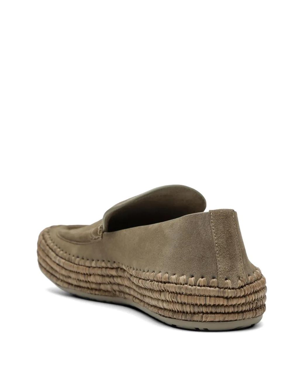 Loewe White Rio Loafers for men