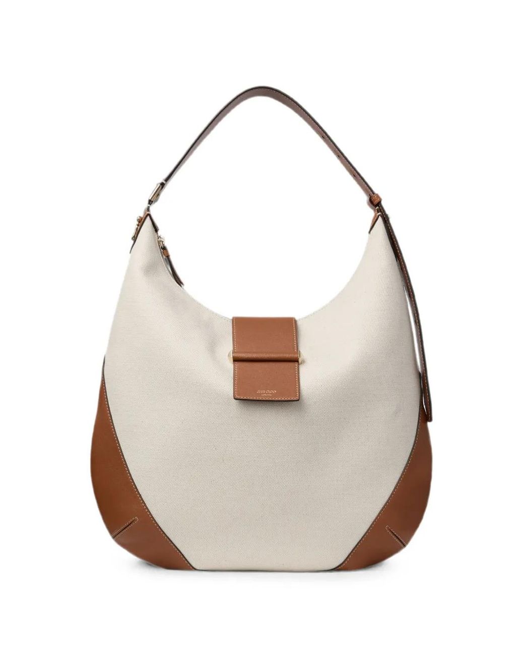 Jimmy Choo White Bar Shoulder Bag