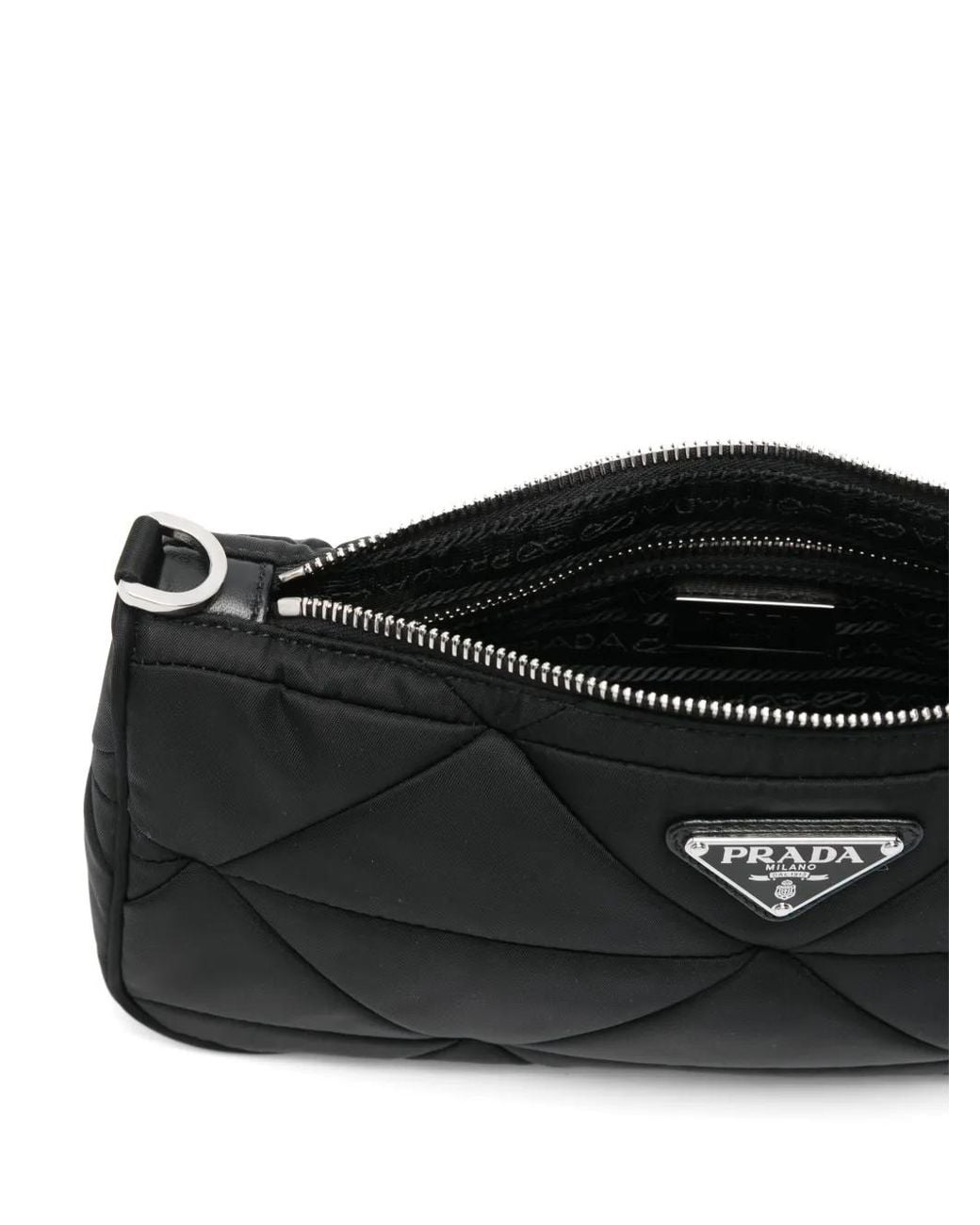Prada Black Padded Re-Nylon Cross Body