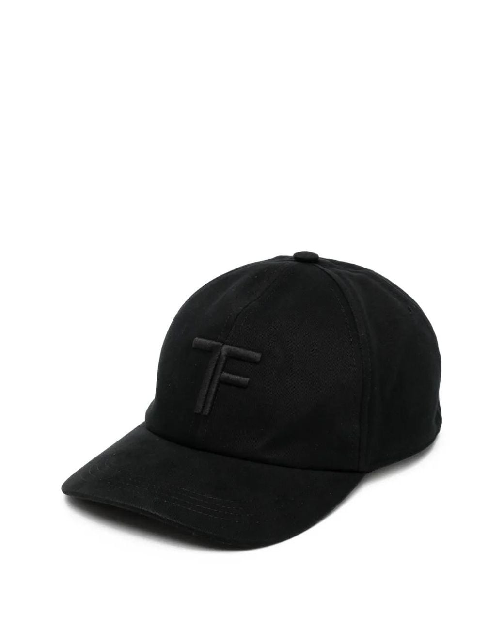 Tom Ford Black Baseball Cap With Logo for men