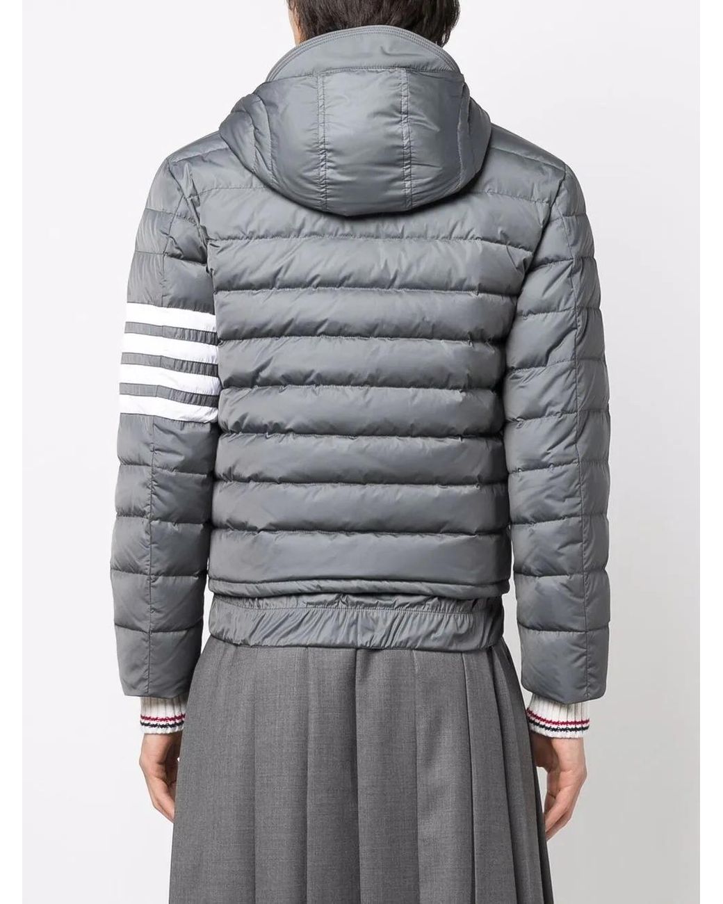 Thom Browne Gray Downfall Padded Ski Jacket for men