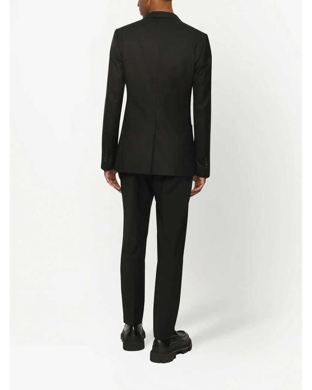 Dolce & Gabbana Black Single-Breasted Blazer Jacket for men