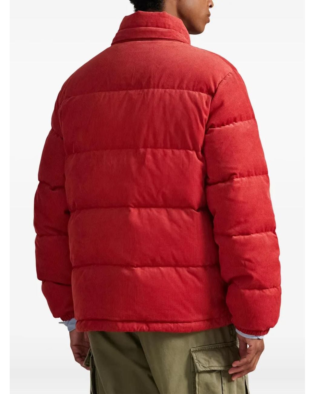 Polo Ralph Lauren Red Corduroy Padded Jacket for men