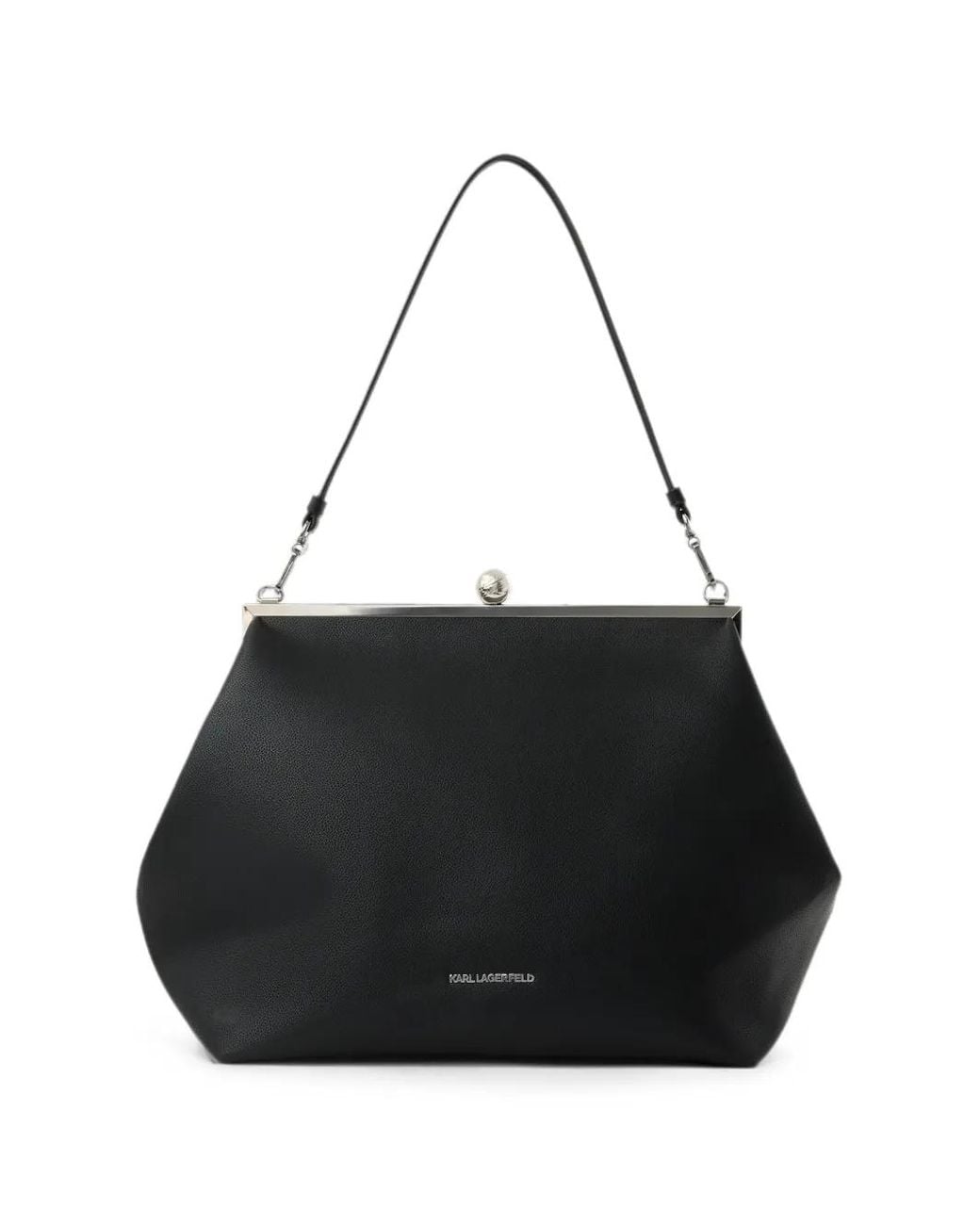 Karl Lagerfeld Black K/Essential Extra-Large Clutch Bag