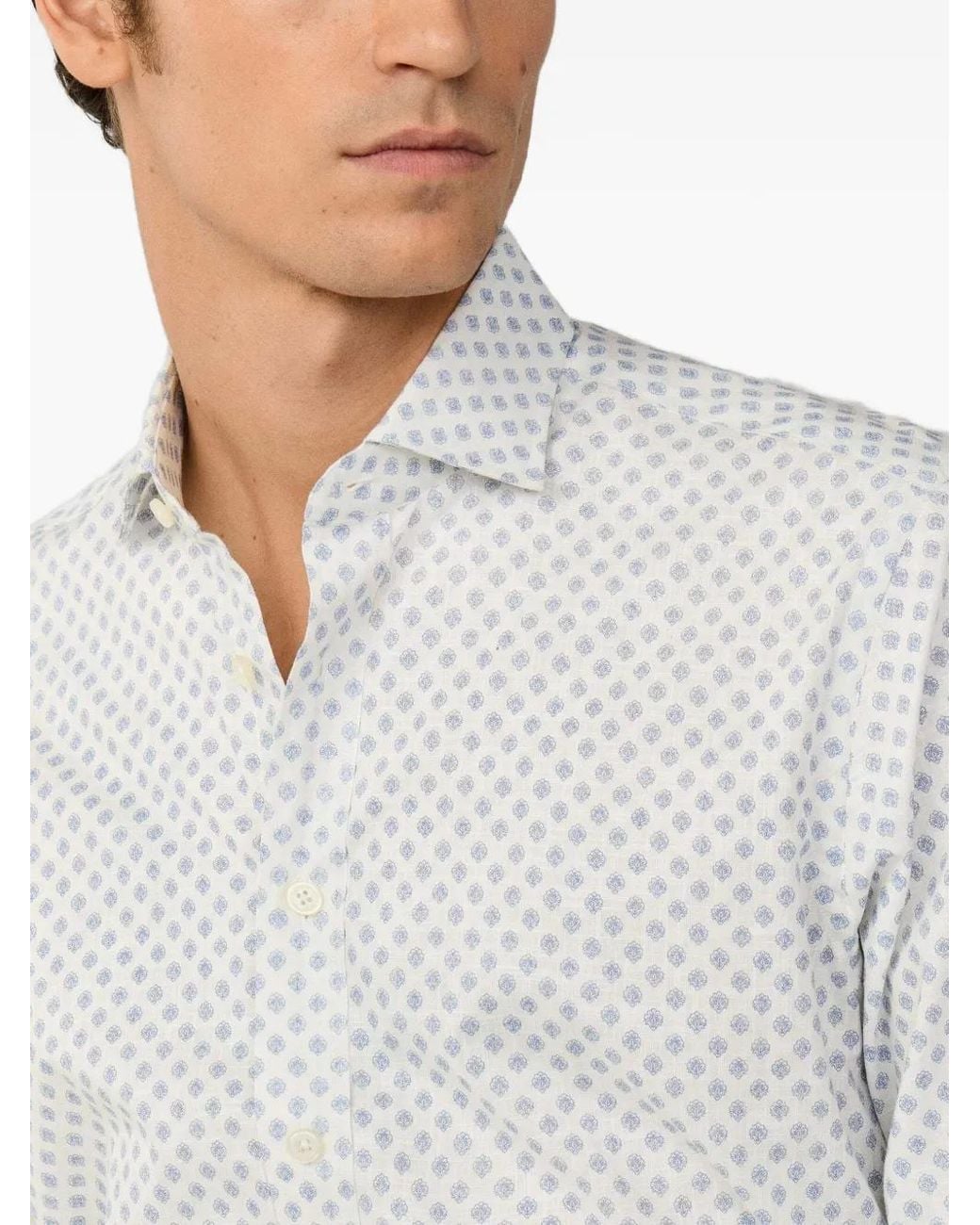 Hackett Hemd Mit Blumenmuster in Gray für Herren