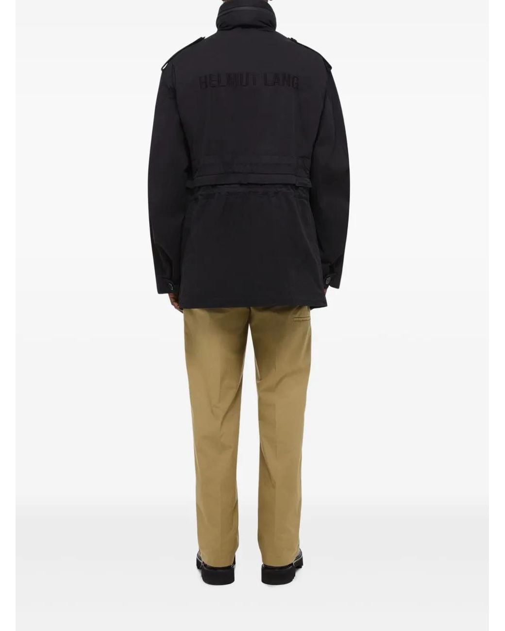 Helmut Lang Black Convertible Field Jacket for men