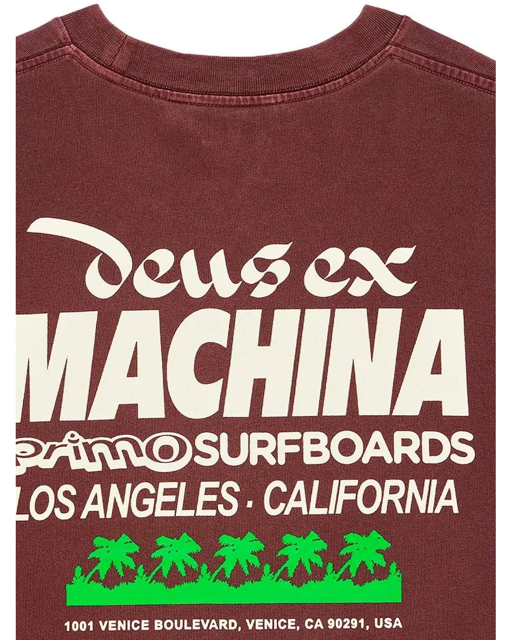 Deus Ex Machina Red Primo Cotton T-Shirt for men