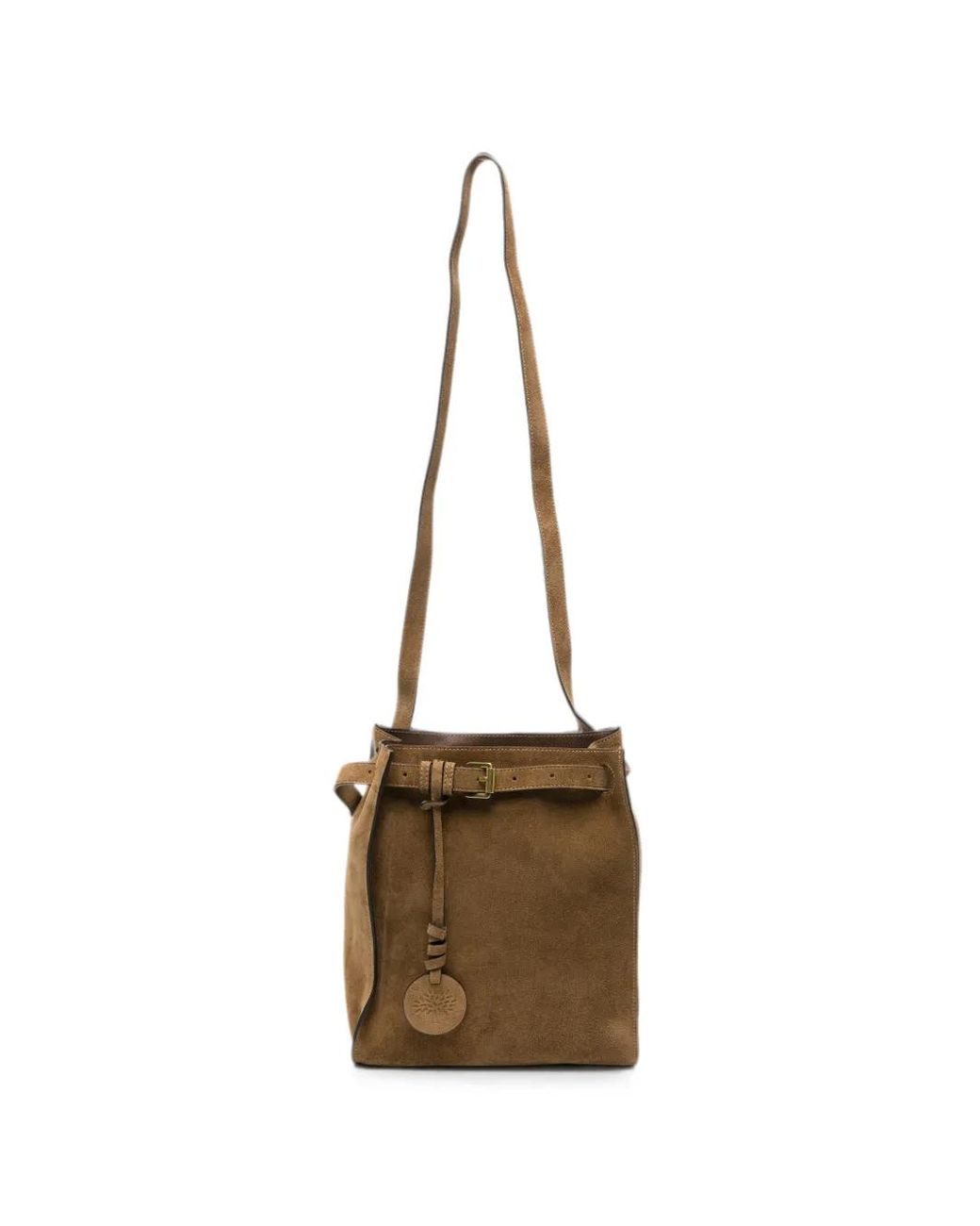 Mulberry Natural Mini Buckle-Detail Cross Body Bag