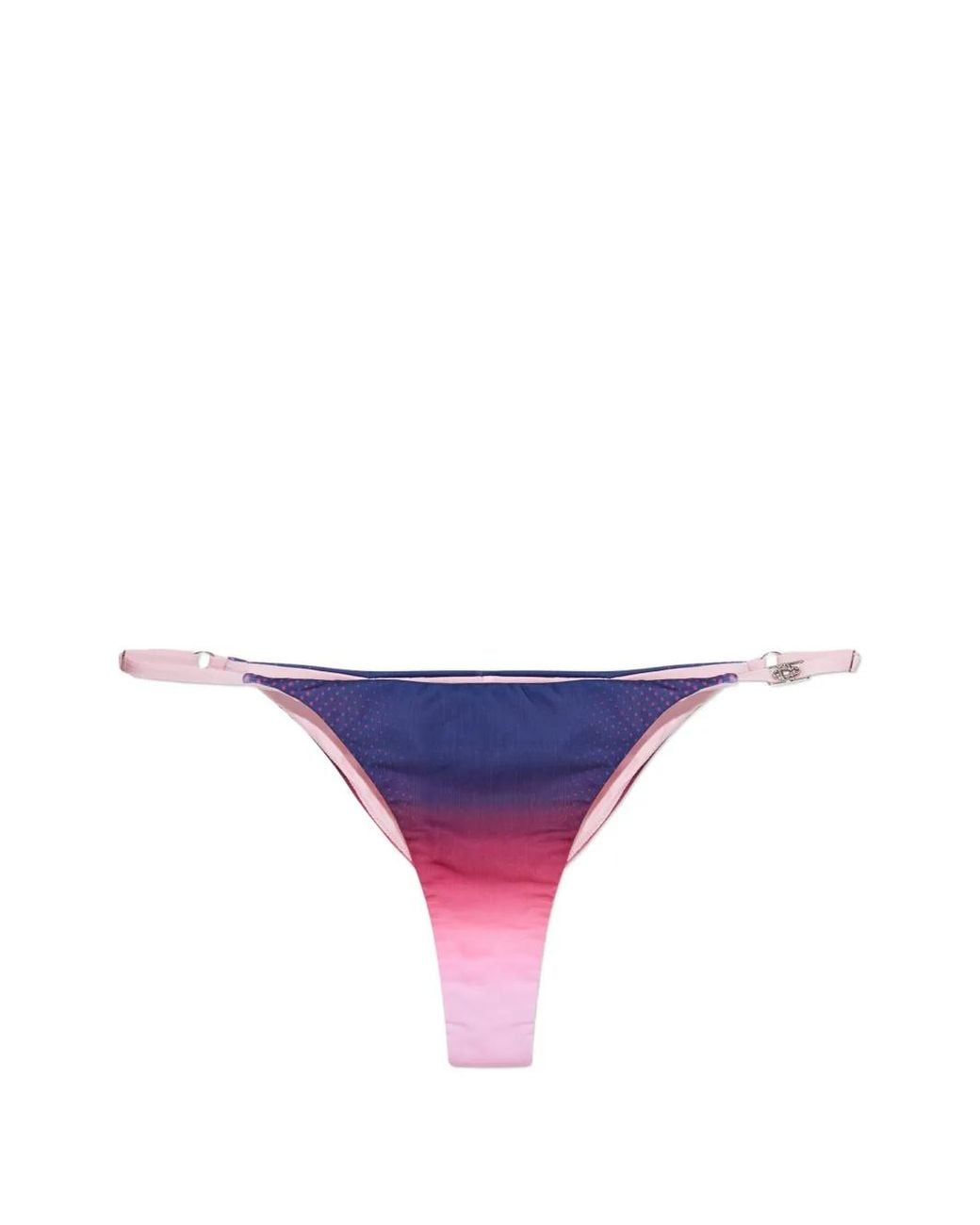 Casablanca Purple Gradient-Effect Bikini Bottom