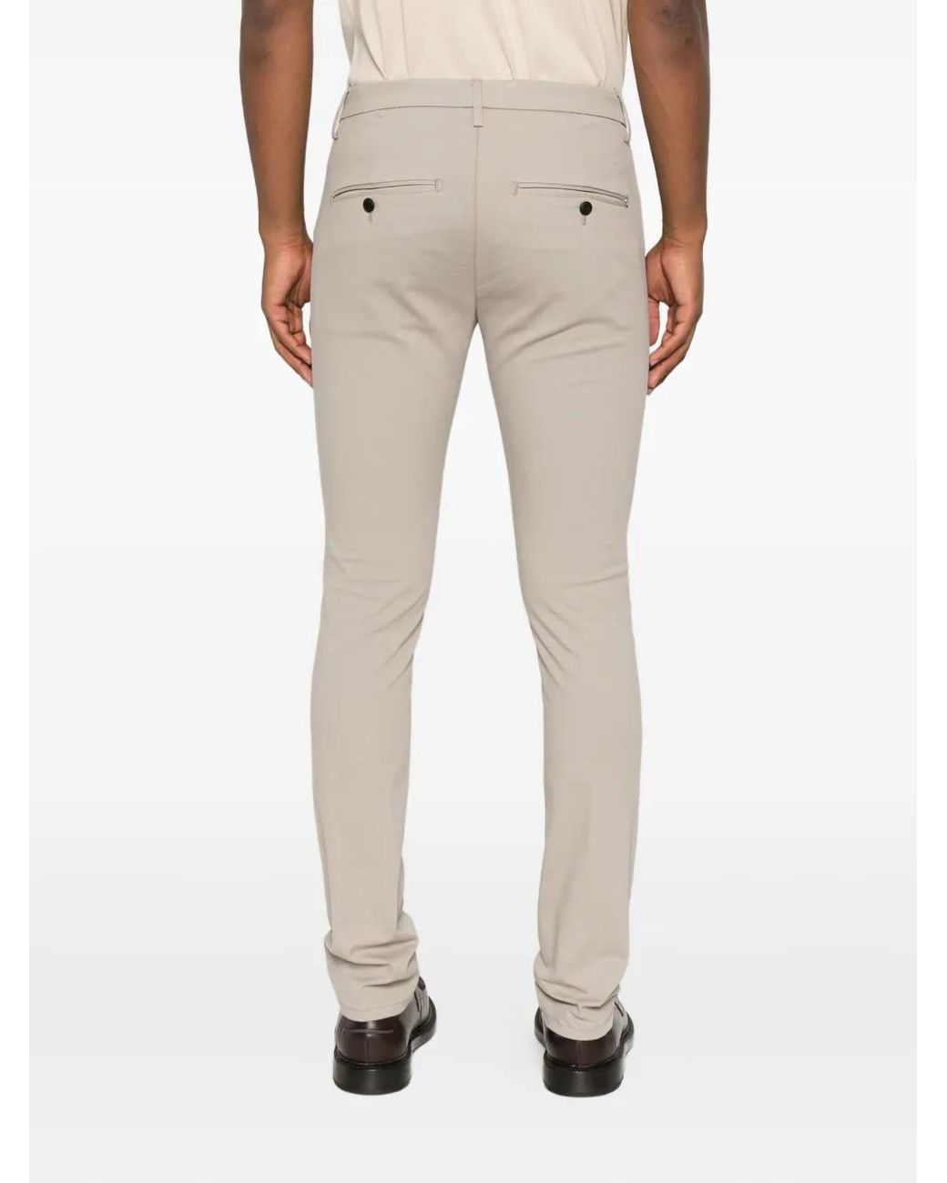 Dondup Gray Side-Pocket Trousers for men