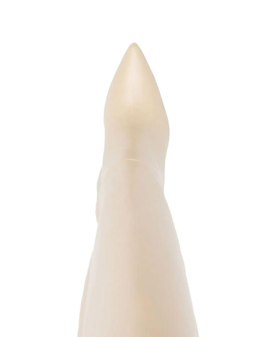Cult Gaia White Suspended-Heel 105Mm Long Boots