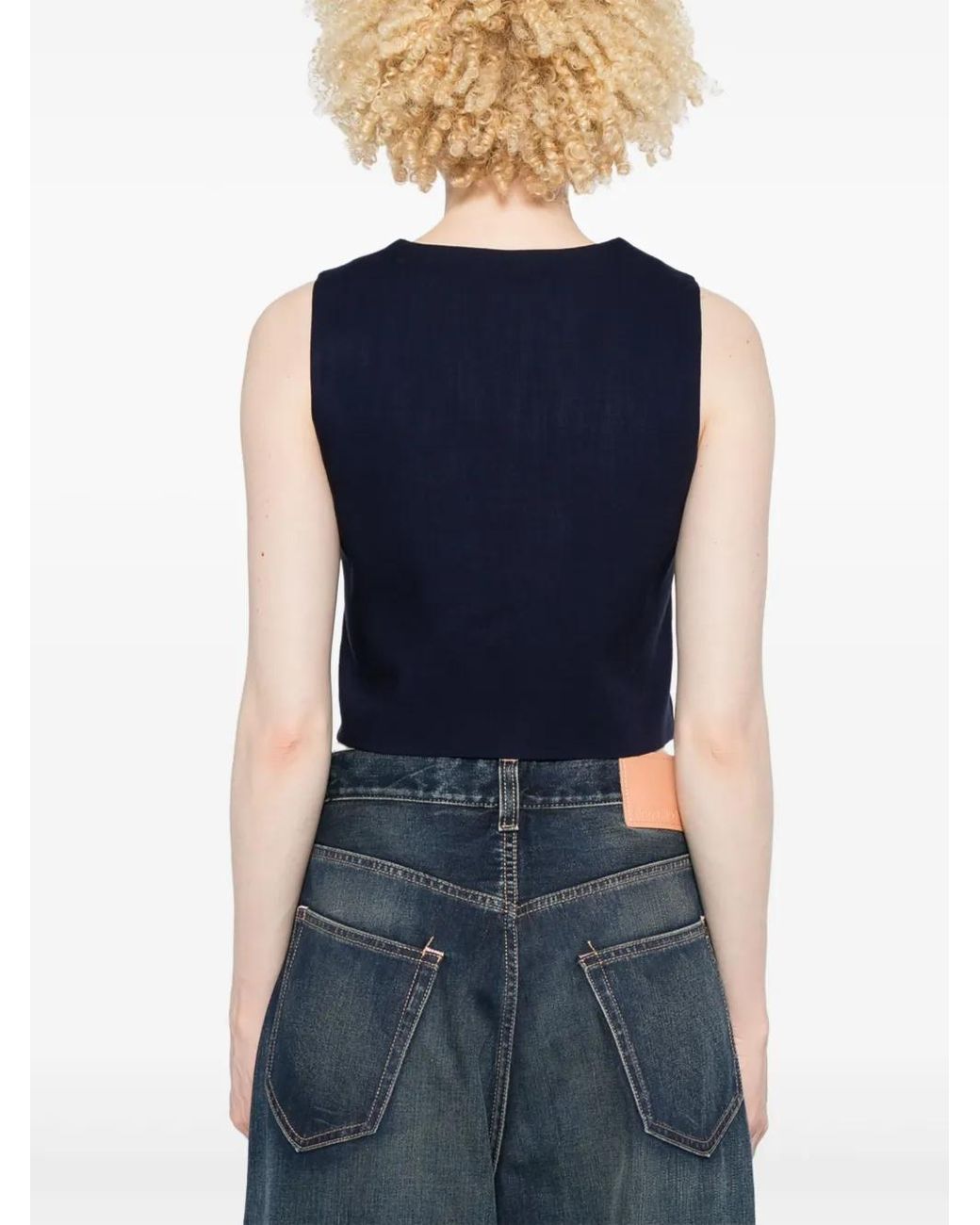 Gilet di MSGM in Blue