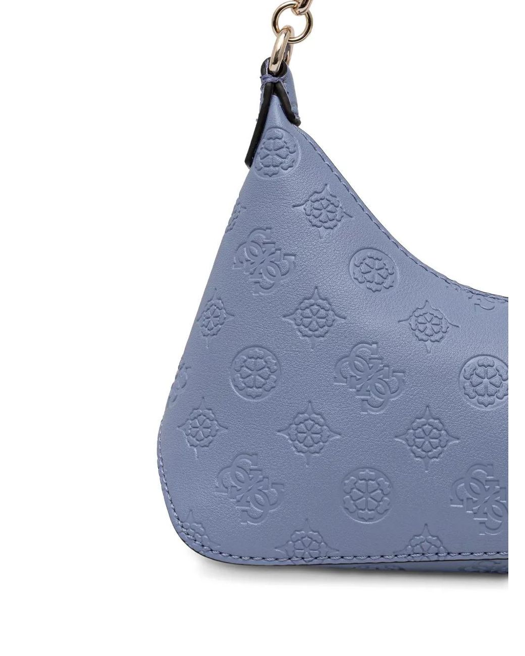 Guess Blue Dita Logo Shoulder Bag