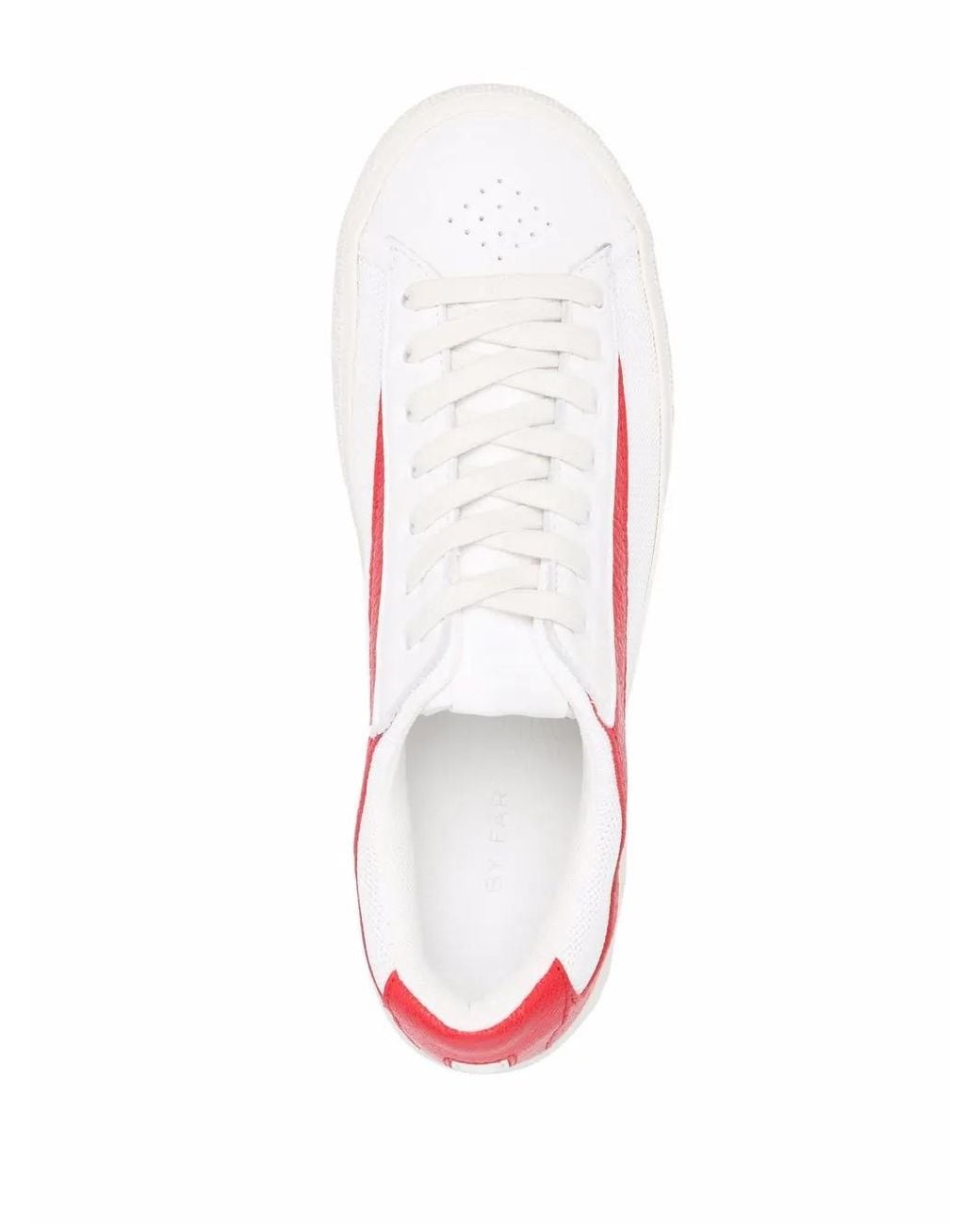 By Far Pink Contrasting-Panel Sneakers