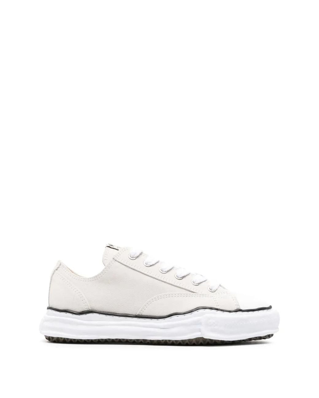Maison Mihara Yasuhiro White Peterson Og Sole Suede Low-Top Sneakers for men