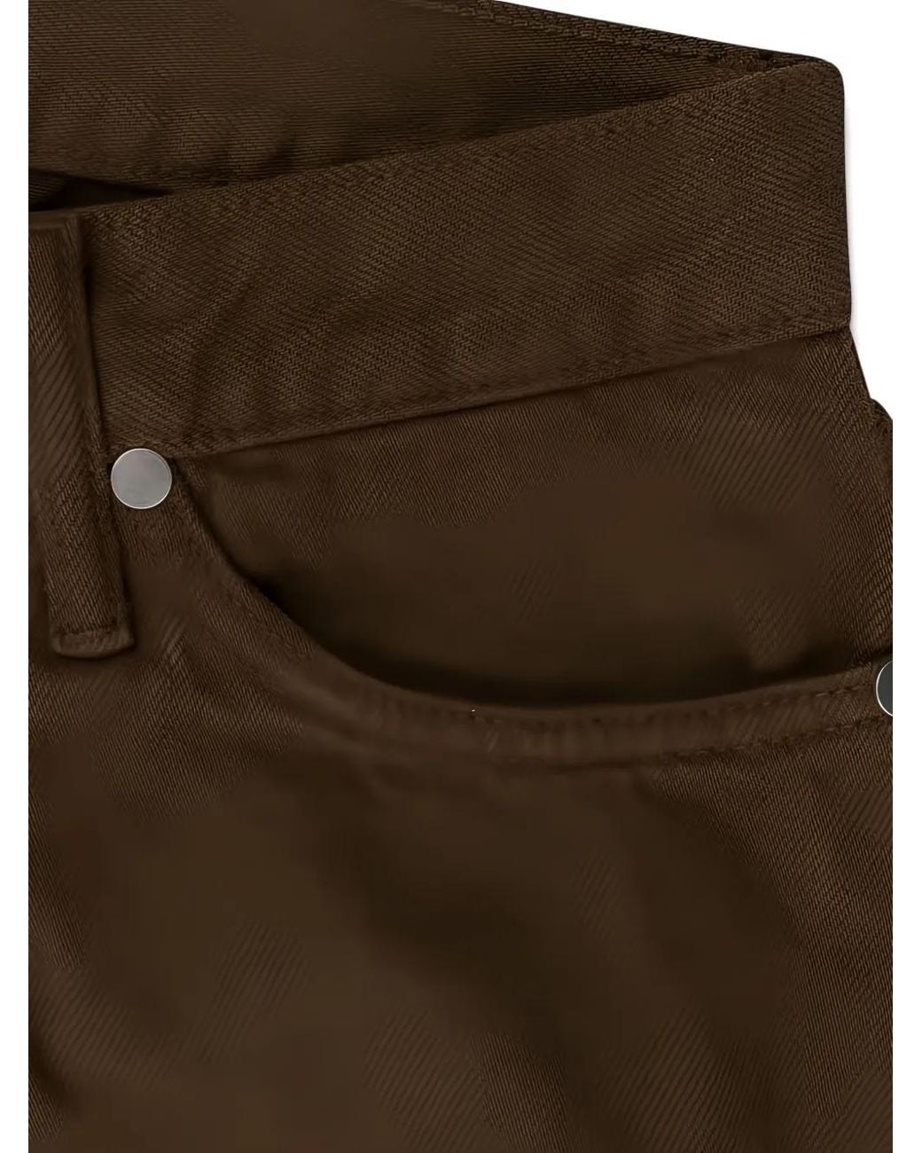 Rhude Straight Jeans in het Brown voor heren
