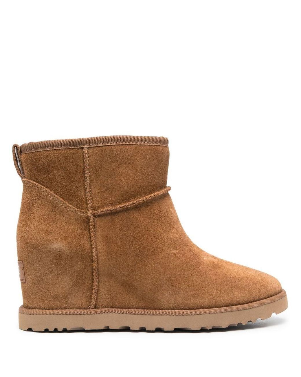 UGG Classic Femme Mini Boots in Brown | Lyst