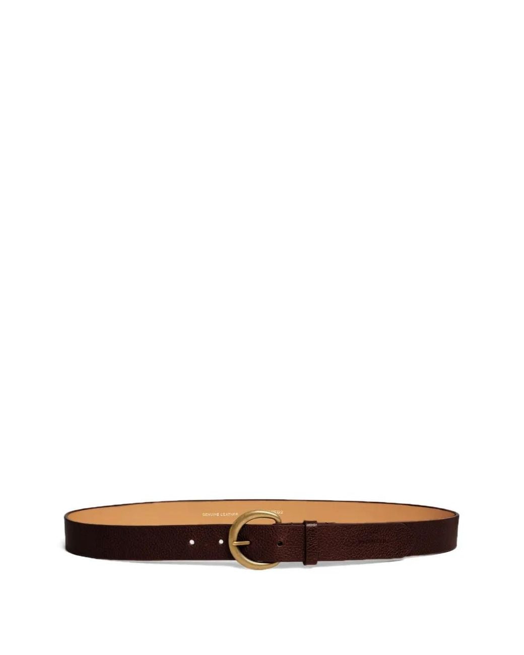 DSquared² Brown Logo-Embossed Leather Belt