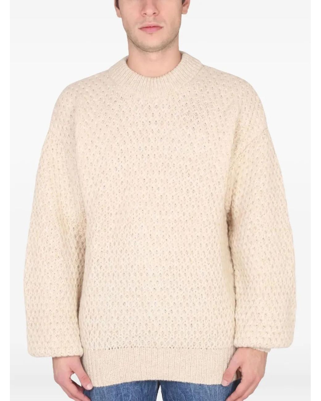 Séfr Natural Leonard Textured Sweater for men