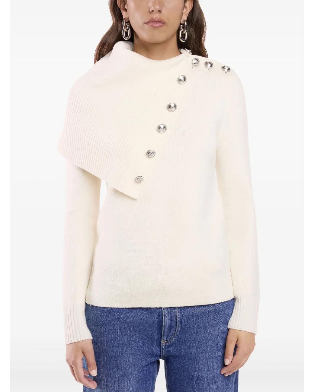 Jersey Temporary Rabanne de color White