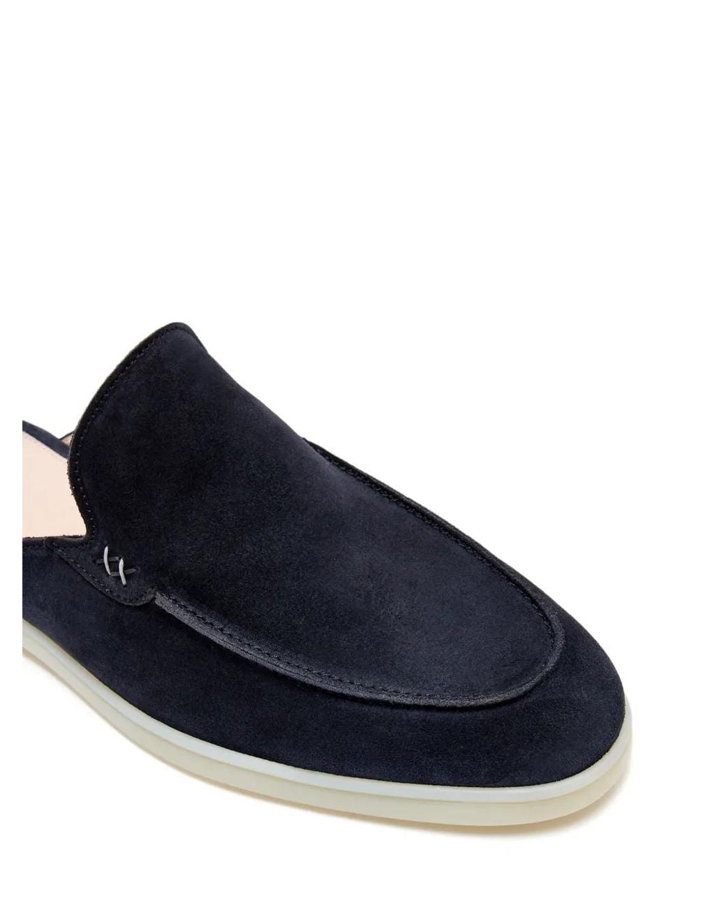 Forsa Blue Suede Loafers for men
