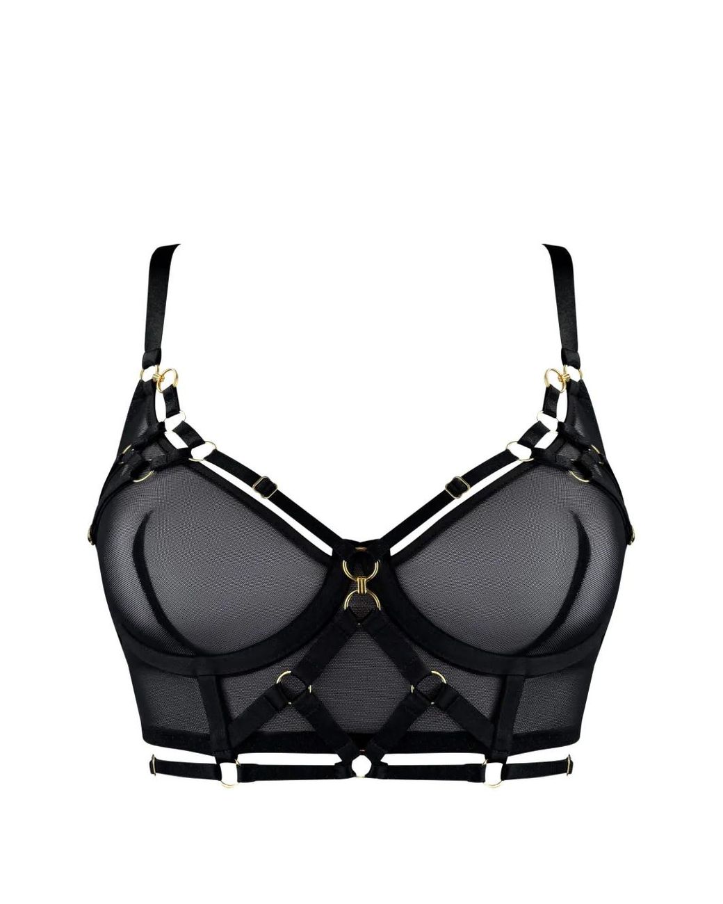 Bordelle Black Zenna Bodice Bra