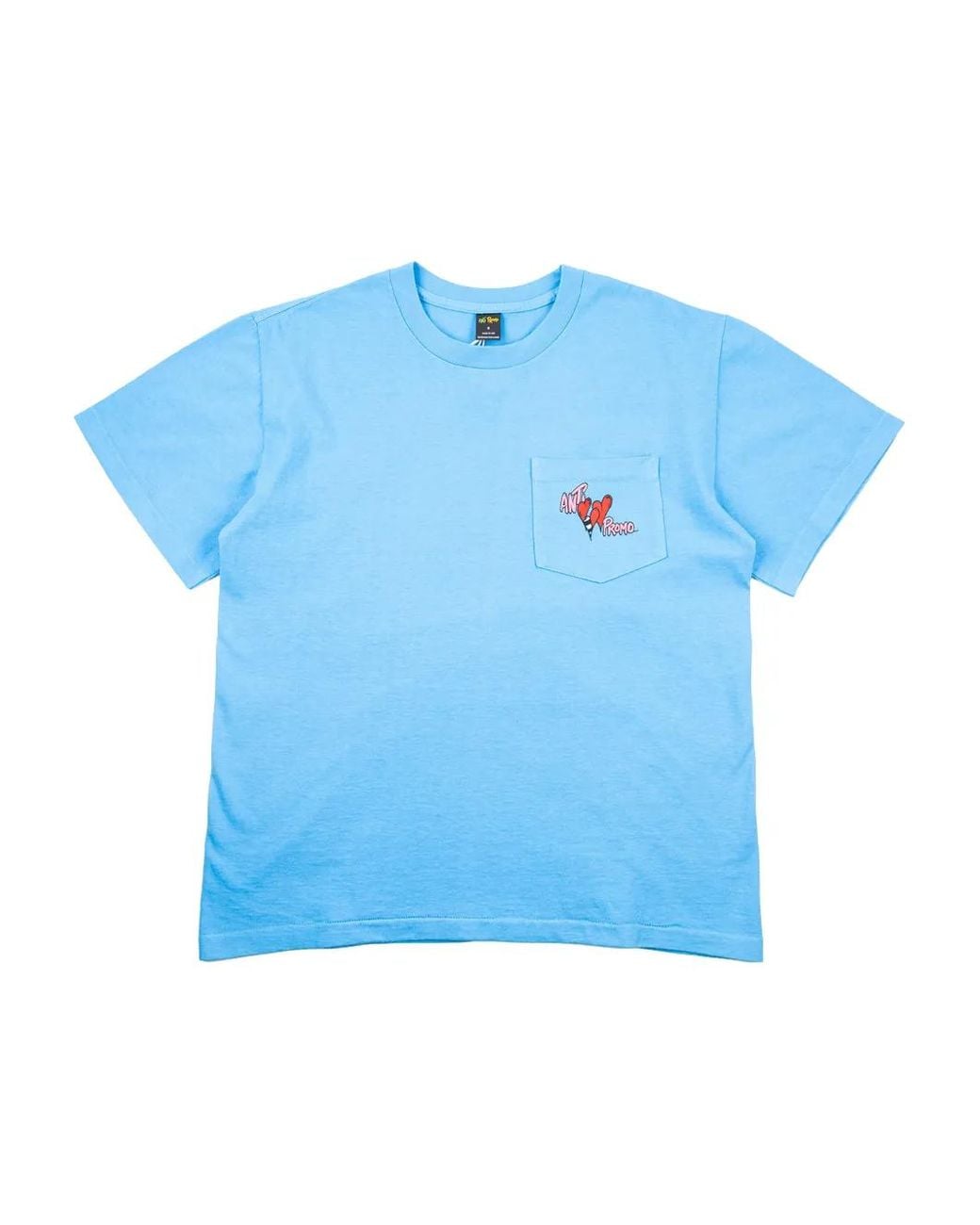 ANTI PROMO Blue T-Shirt À Motif Cœur for men