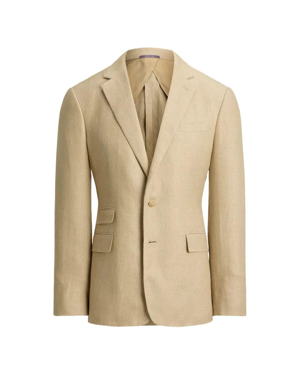 Ralph Lauren Natural Kent Notch-Lapel Double-Breasted Blazer for men