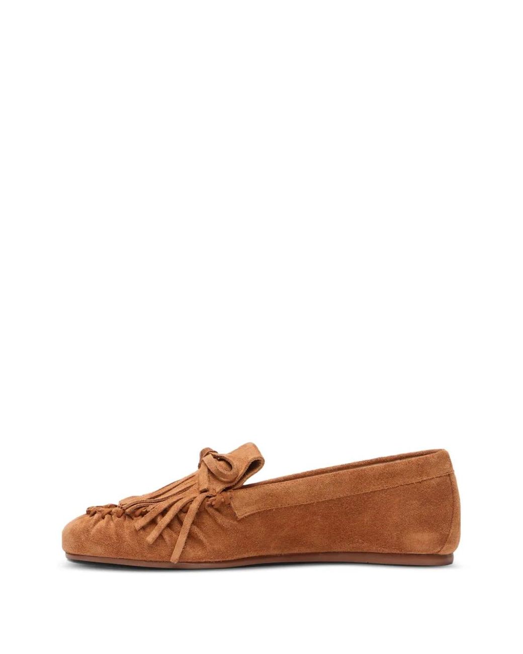 Stuart Weitzman Brown Britt Loafers