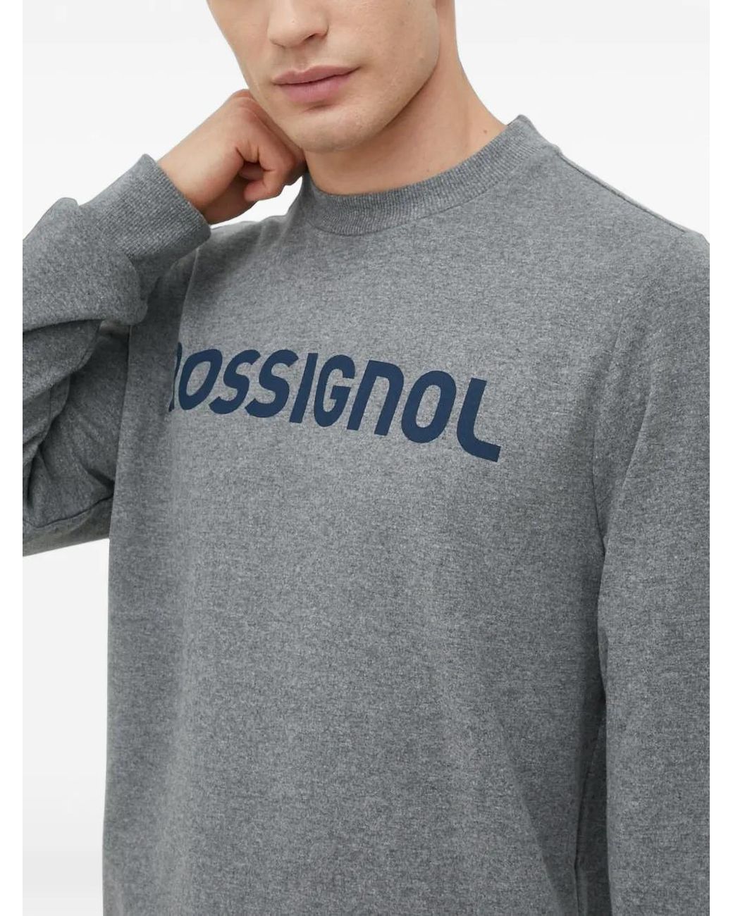 Rossignol Gray Logo-Print Sweatshirt for men